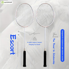 ALP V5 2Pcs 5U 75g 100% Carbon Fiber Badminton Racket Ultra Light Racket