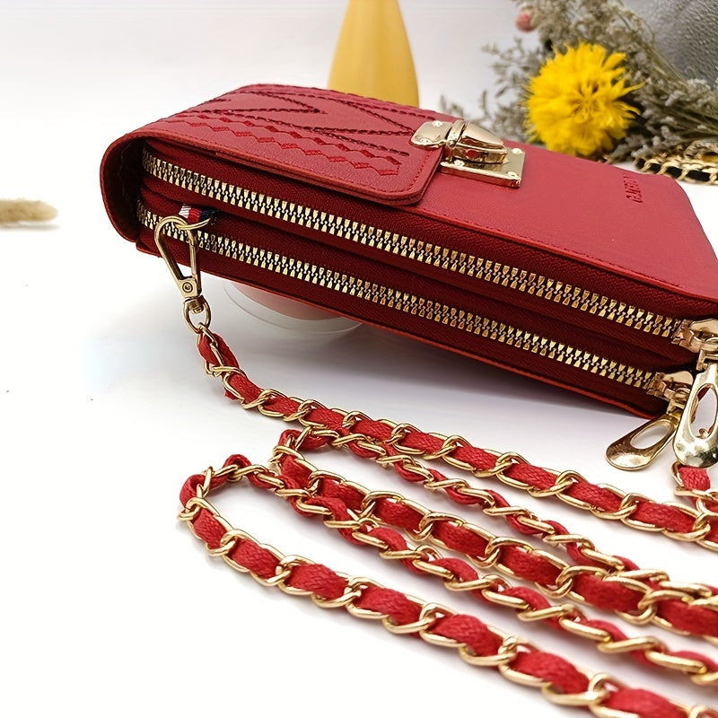 5pcs Bag Chain With Leather Buckle Bag Key Ring DIY Detachable Strap