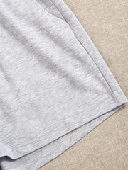 Girls Bear Figure Print Casual Sweat Shorts Elastic Waist Work Out Shorts