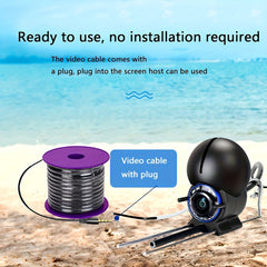 Visual Fish Finder with Ultra Definition Camera and Infrared Light