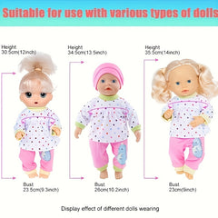 10 Sets of Clothes for 10-14 Inch Dolls, Dolls Not Included