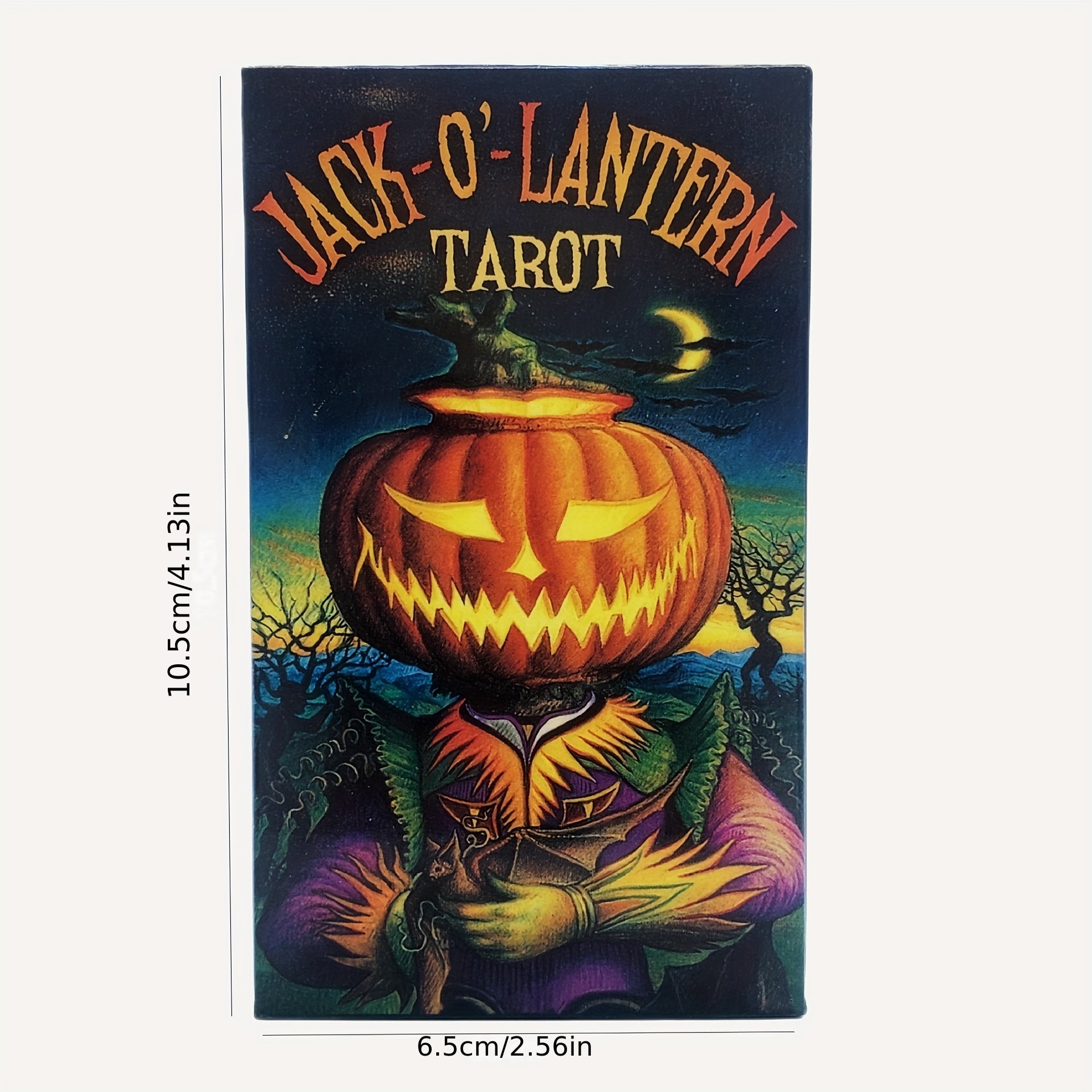 Jack Lantern Tarot Card Halloween Pumpkin Lantern Cards