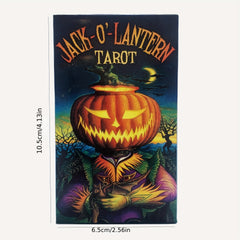 Jack Lantern Tarot Card Halloween Pumpkin Lantern Cards