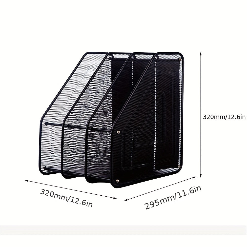 3 Tier Office Desk File Magazine Paper Organiser Holder Stand