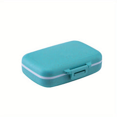 6 Compartment Pill Case Customizable Dividers Portable Medicine Organizer