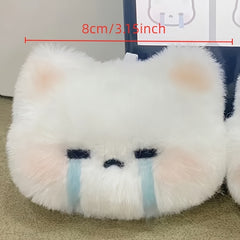 Cute Rabbit Plush Keychains with Sound - Stylish Backpack Accessory