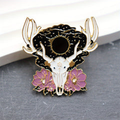 Anime Plum Blossom Deer Brooch Bracelet For Men