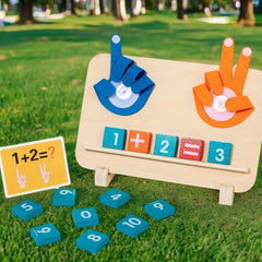 Wooden Hand Shaped Math Teaching Toys