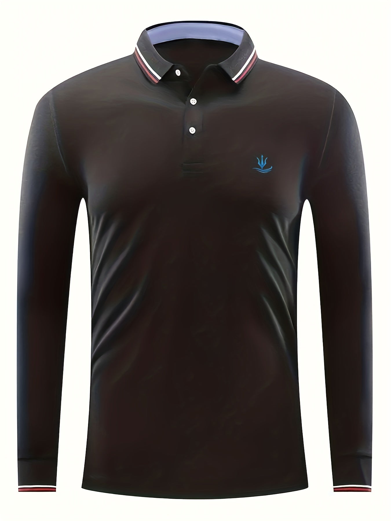 Men's Lightweight Long Sleeve Polo Shirt