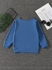 I LOVE MY GRANDMA Letter Print Boys Sweatshirt