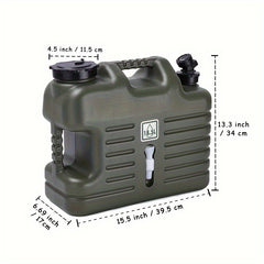 Outdoor Portable Water Bucket Large Capacity Thick Plastic Container Camping