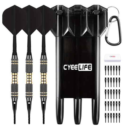 3pcs Soft Dart Set with 30 Tips for Training