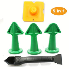 5pcs Caulking Nozzle Applicator Set for Tile Brick Joints Floor Silicone