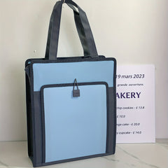 Large Capacity Waterproof Document Bag with Shoulder Strap