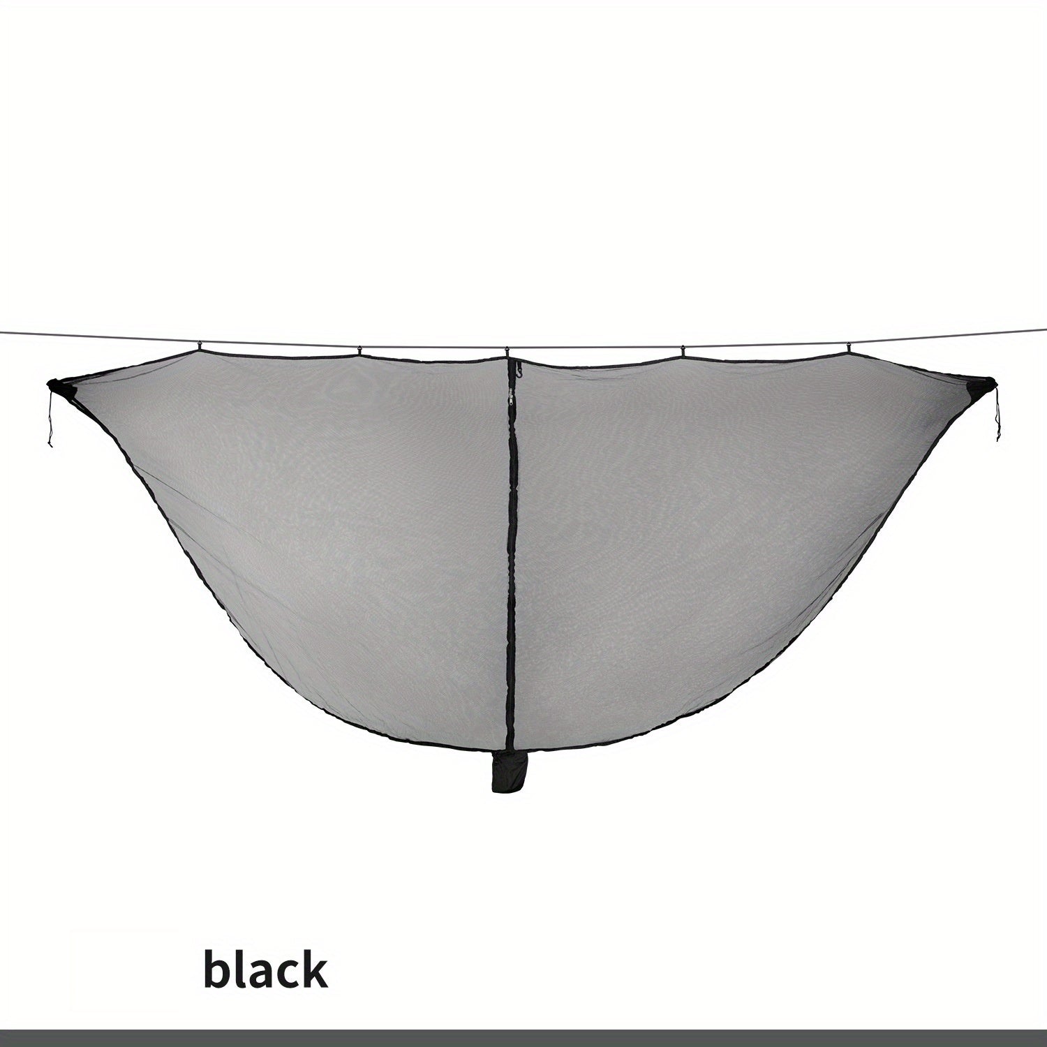 Portable Hammock Bug Net with Zipper for Camping Travel