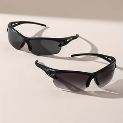 Y2K Wrap Around Sports Sunglasses Unisex Outdoor Shield Glasses UV400