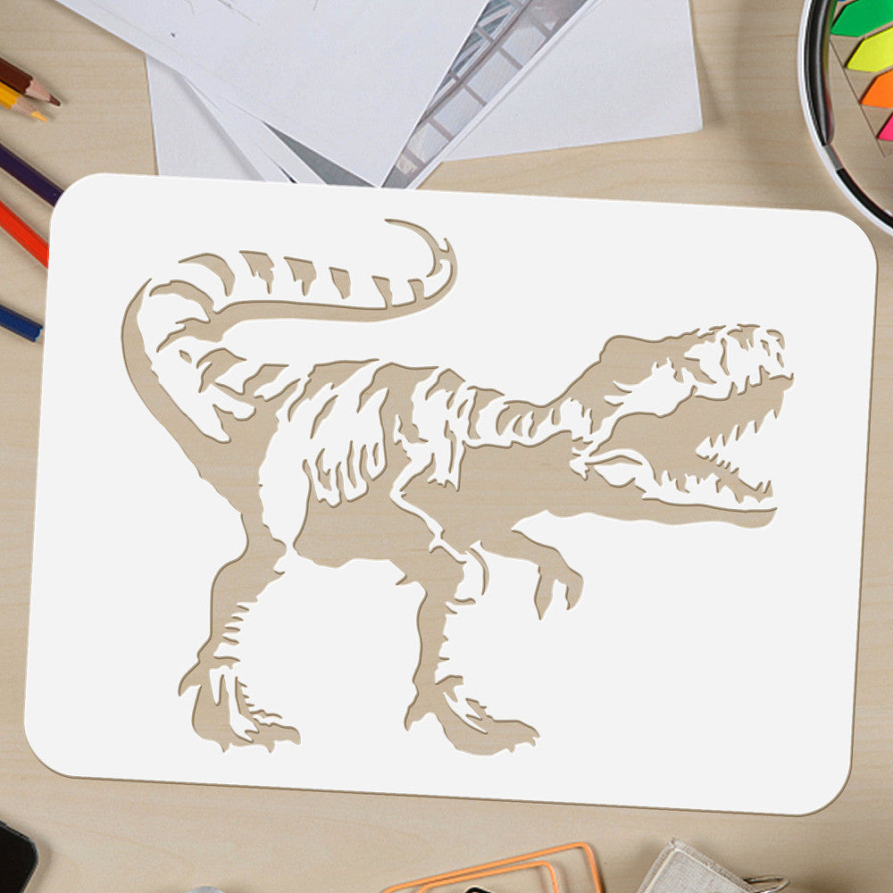 3pcs Dinosaur Stencils for Painting, Large T-Rex Template