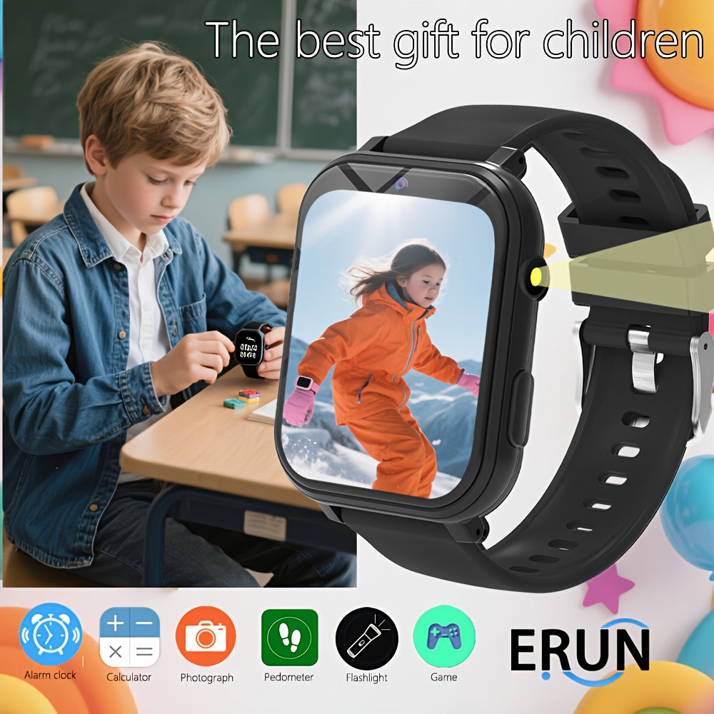 Kids Smart Game Watch with 12 Games Alarm Clock Touch Screen USB Charging