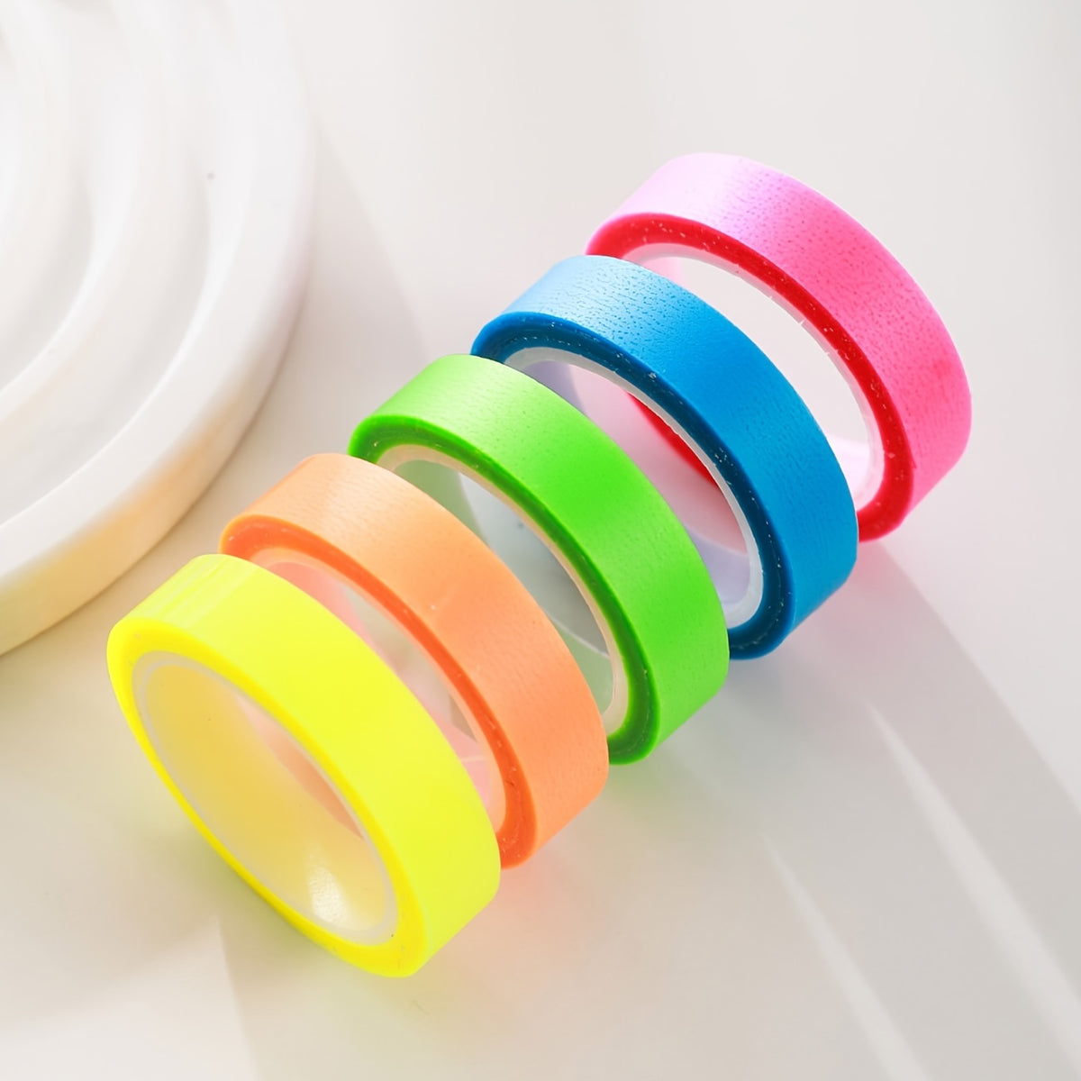 5pcs Transparent Sticky Notes Waterproof Tape DIY Decoration