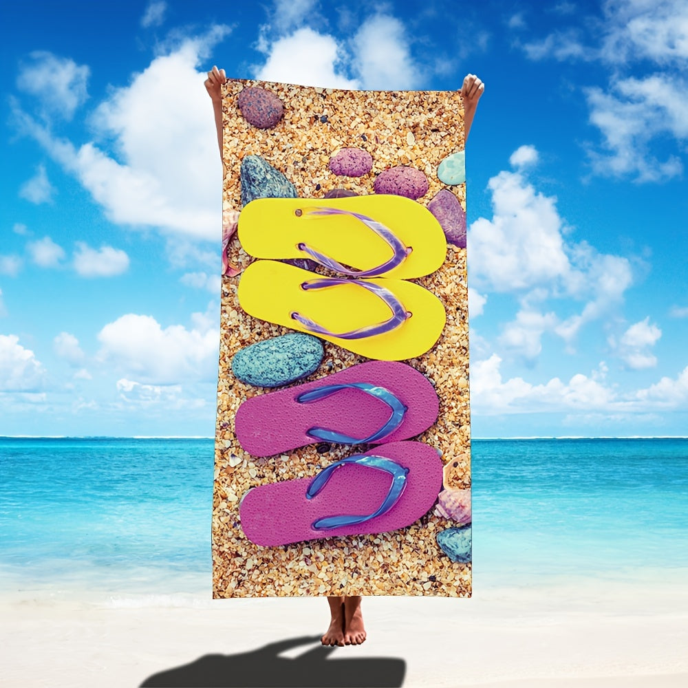Microfiber Beach Towel Oversized Soft Absorbent Dry Fast 152 x 76 cm