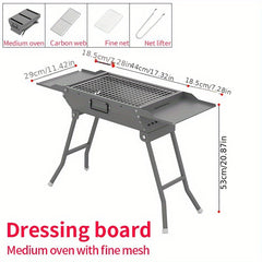 Portable Charcoal Grill for Camping Hiking Picnics