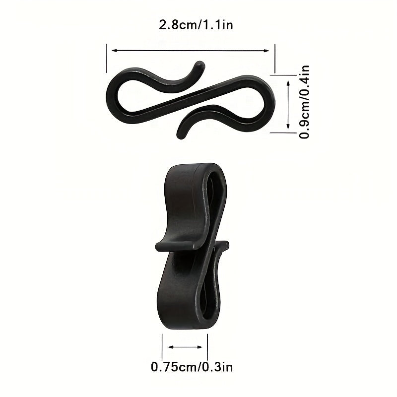 20pcs Plastic 8-shaped Buckles Tent Fixed S-shaped Hook Outdoor Portable Hook