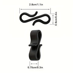 20pcs Plastic 8-shaped Buckles Tent Fixed S-shaped Hook Outdoor Portable Hook