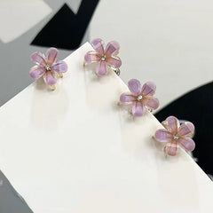 Daisy Pearl Hair Clips Set Mini Side Clip Claws Women Girl Hairpin Accessories