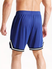 Men's Quick Dry Sports Shorts Elastic Waistband Stretchy Fabric