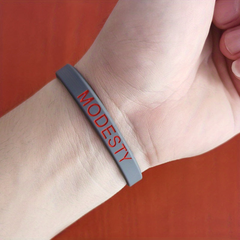 Sporty Style Waterproof Silicone Bracelet for Encouragement