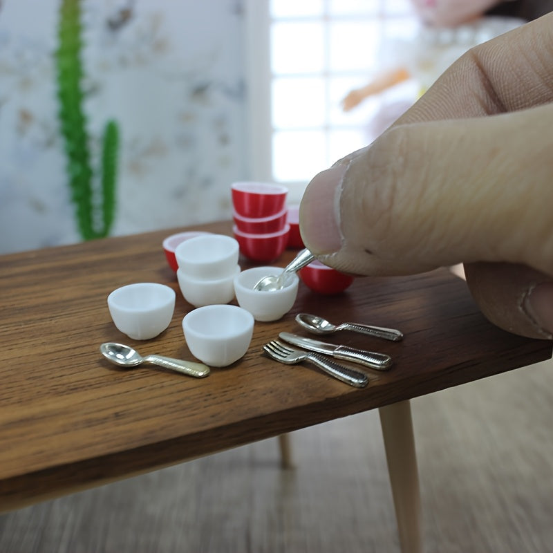 Mini Tableware Pocket Bowl Rice Bowl Playhouse Toy Food