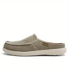 Men's Linen Slip-On Mules for Summer