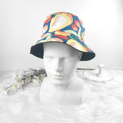 Fruit Pattern Reversible Bucket Hat for Men Women