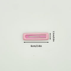 10pcs Colorful Snap Prong Hair Clips Barrettes for Girls Hair Bows