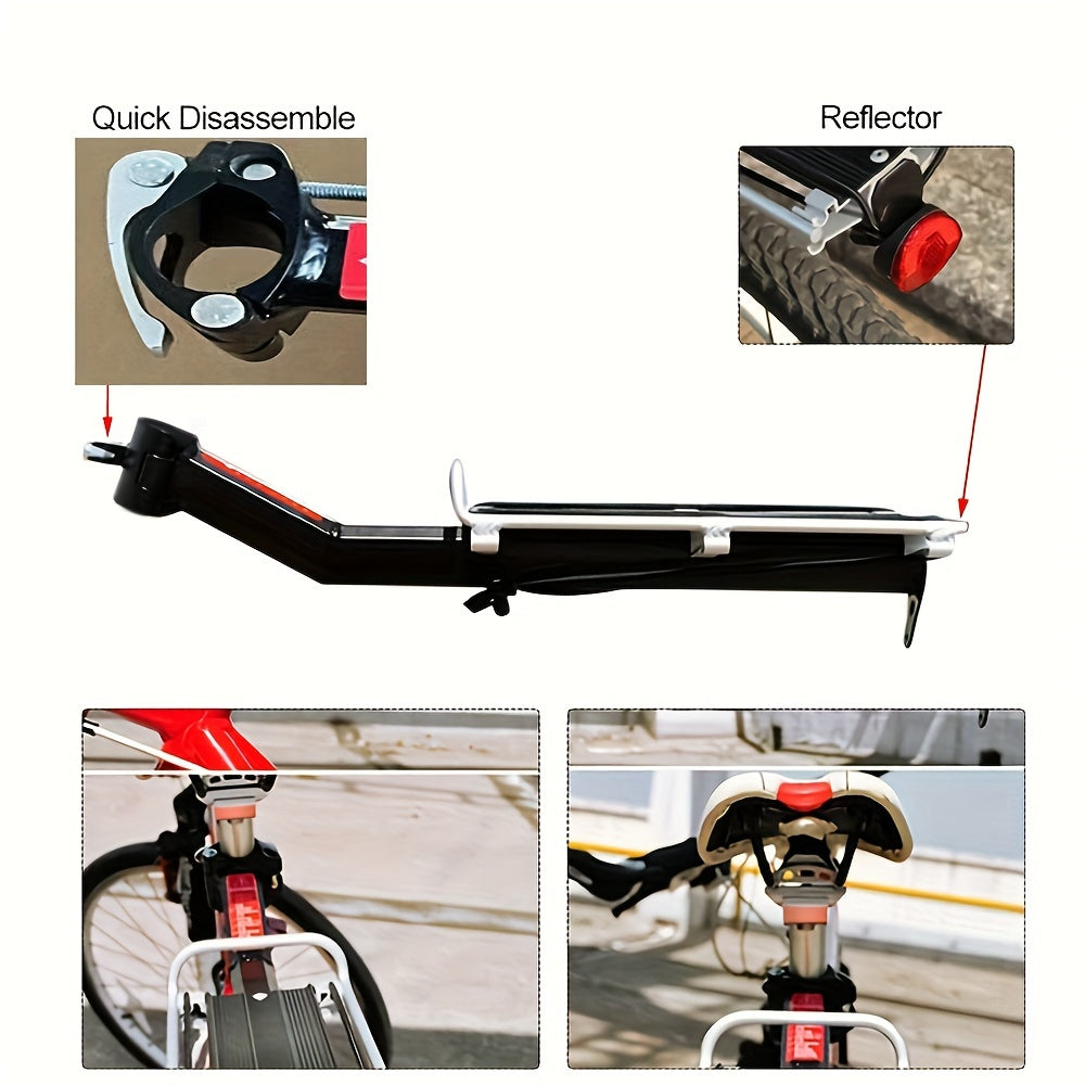 Sturdy Bike Cargo Rack for Rear Seat Luggage