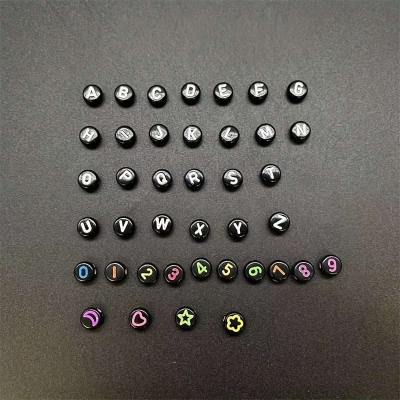Acrylic Letter Beads 1120pcs Set DIY Bracelet Jewelry Beading