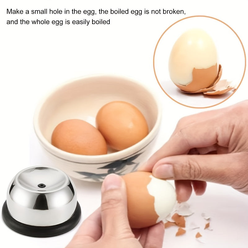 Stainless Steel Egg Needle Manual Boiled Egg Punch Device