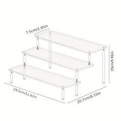 Colorful Acrylic Display Stand Organizer Shelf Cupcake Perfume Figurines Cologne