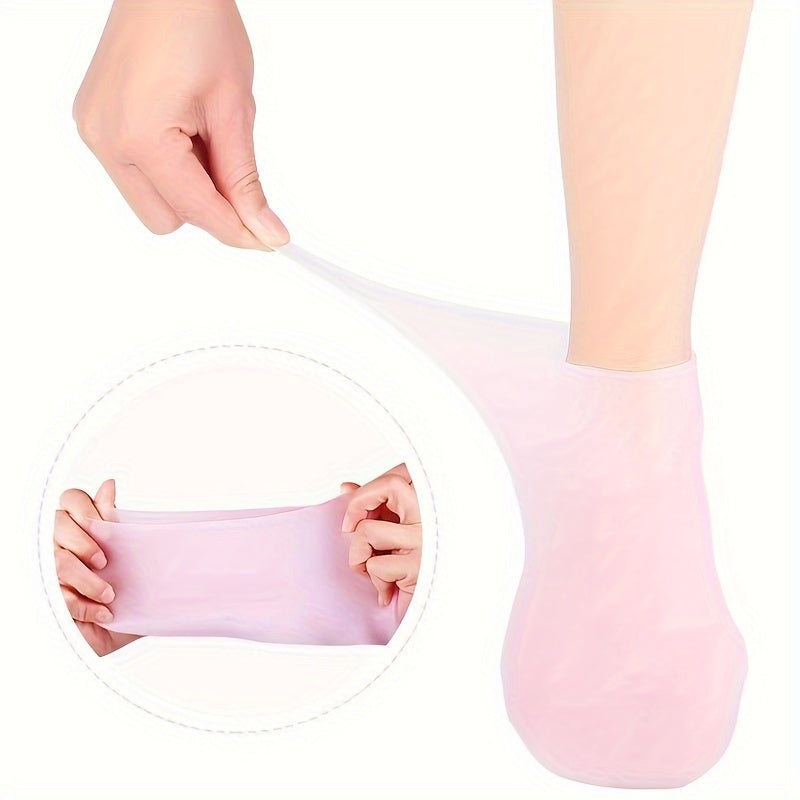 2pcs Silicone Gel Moisturizing Socks for Foot Care