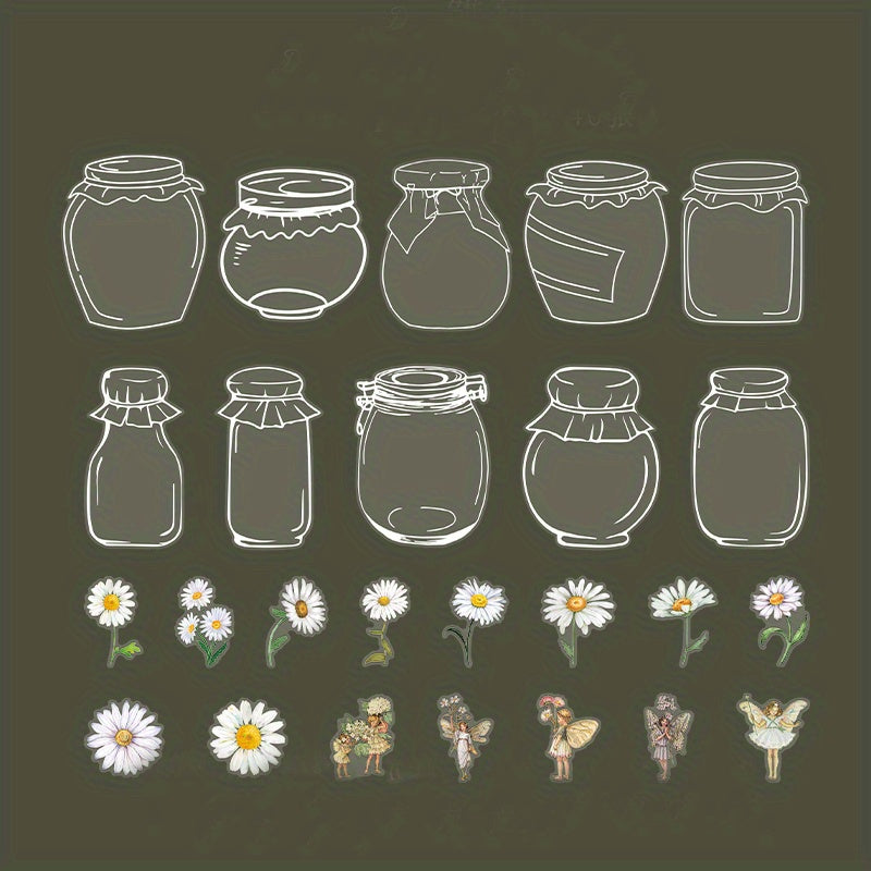 40pcs Dried Flower Bookmarks DIY Set for Plant Bookmark Making