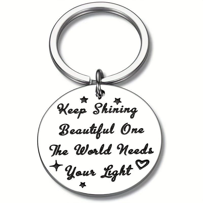 Inspirational Stainless Steel Keychain - Perfect Birthday Gift