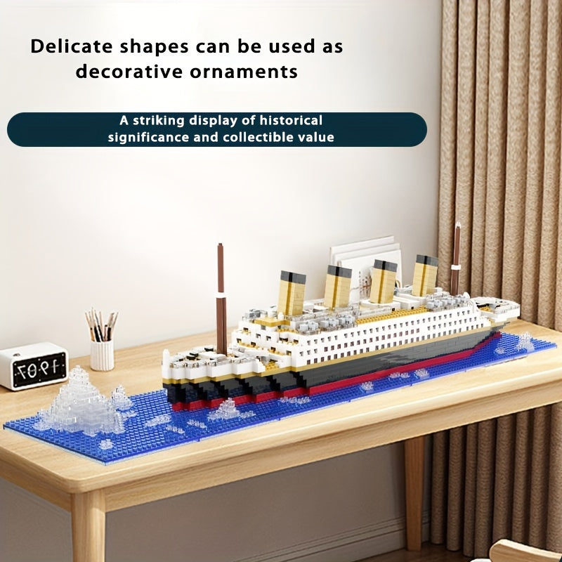 Model Building Block Cruise Assembly Puzzle Toy
