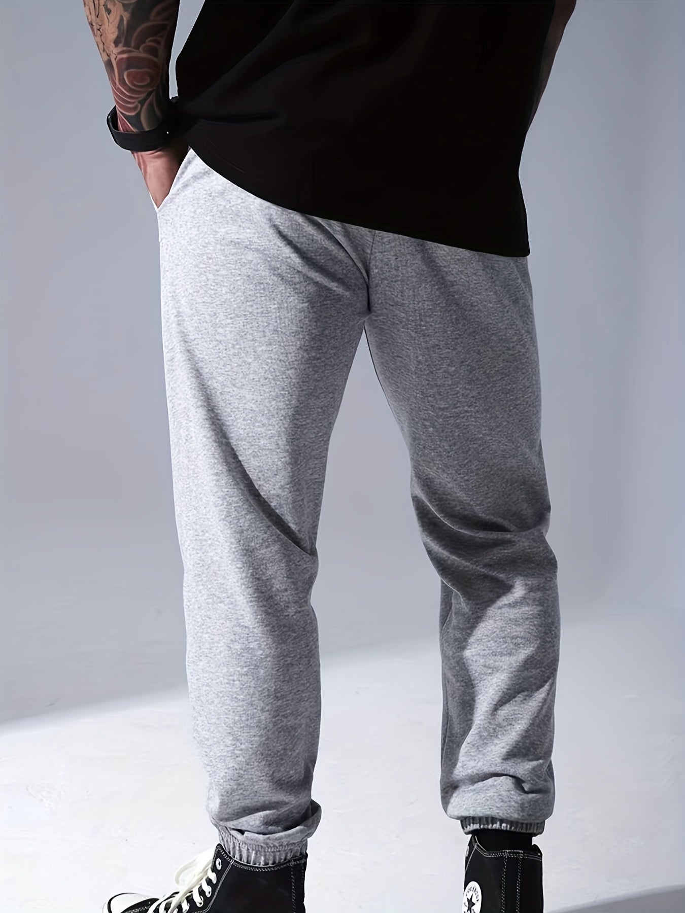 Men's Drawstring Sweatpants Loose Fit Pants