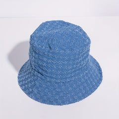 Ripped Denim Bucket Hat Unisex Fisherman Cap Women Men
