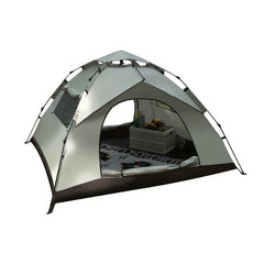 UV Protection Camping Tent with 2 Doors and 2 Windows