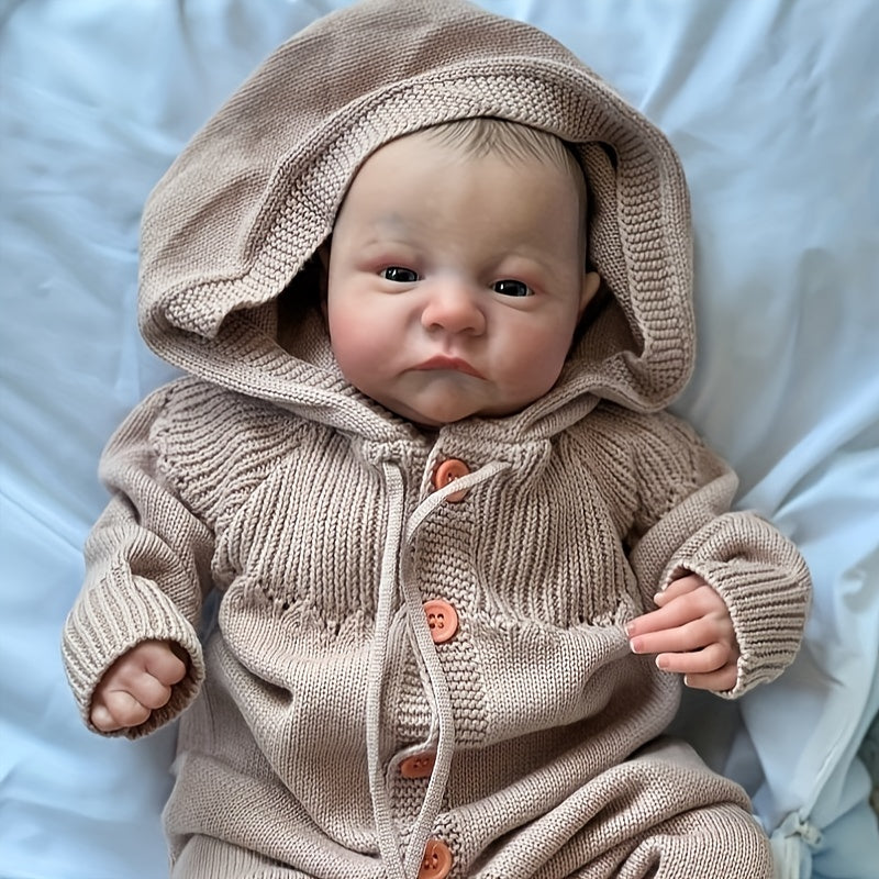 18in Reborn Dolls Realistic Newborn Silicone Baby Doll