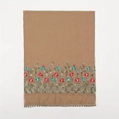 Vintage Flower Embroidery Scarf Boho Tassel Shawl Classic Head Wraps Women Hijab