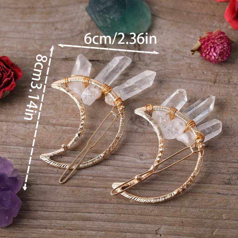 Viking Celtic Crystal Hair Pin Vintage Hair Clip Sticks For Long Hair Accessorie