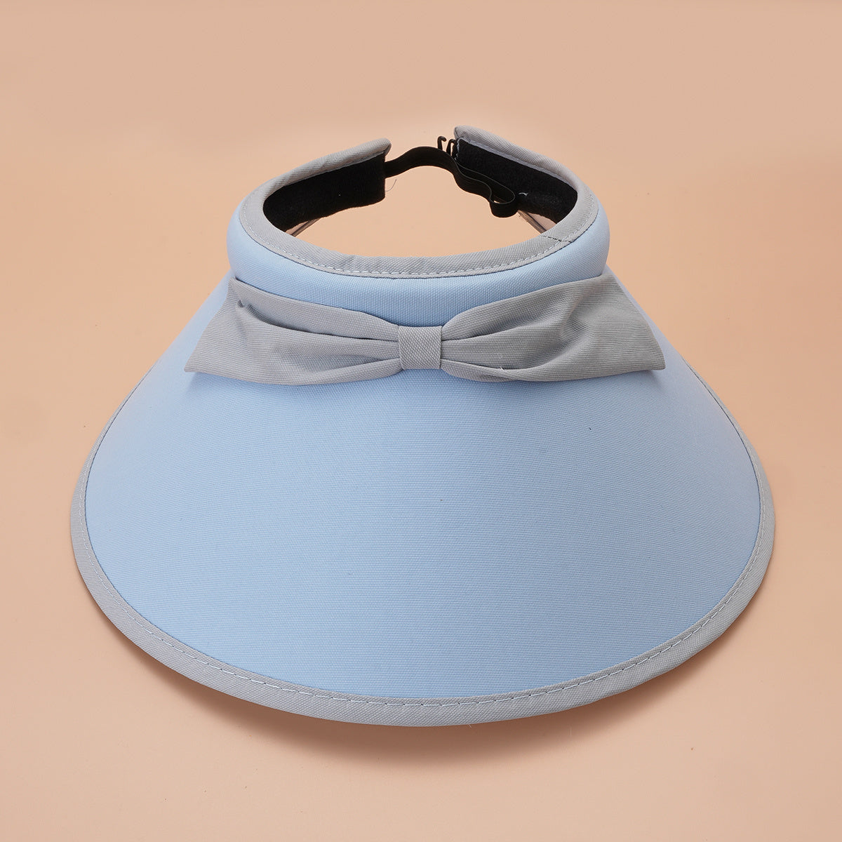 Wide Brim Block Visors Bow Sun Hats Cotton Blend Sunscreen UV Protection