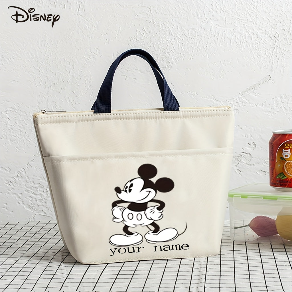 Customized Thermal Bag with Text Mini Cartoon Pattern for Work and Study